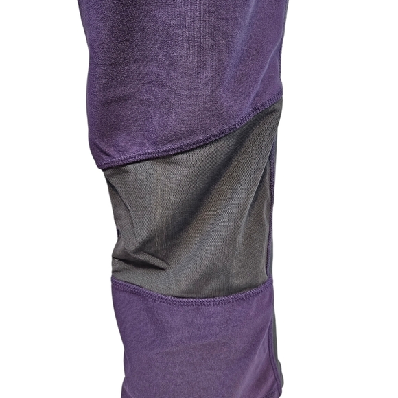 Impact Jillian Michaels Capri Activewear Leggings Purple and‎ Gray Women's Large - Picture 6 of 9